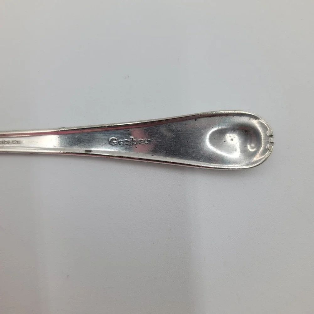 Vintage Gerber Baby Spoon Winthrop Silverplate Collectible Flatware Silver